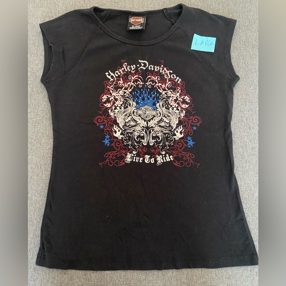 Harley Davidson woman’s Large shirt